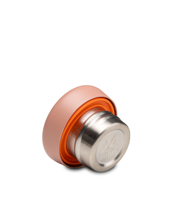 Bouchon pour bouteille 24Bottles Clima Light Pink - PRECIOVS