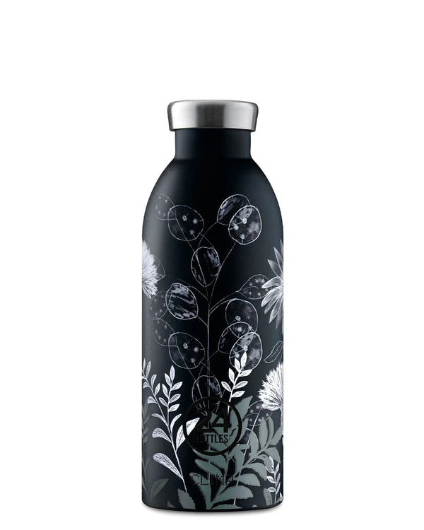 Bouteille réutilisable 24Bottles Clima Bottle Navy Garden 500ml - PRECIOVS
