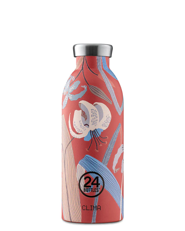 Bouteille réutilisable 24Bottles Clima Bottle Scarlet Lily 500ml - PRECIOVS