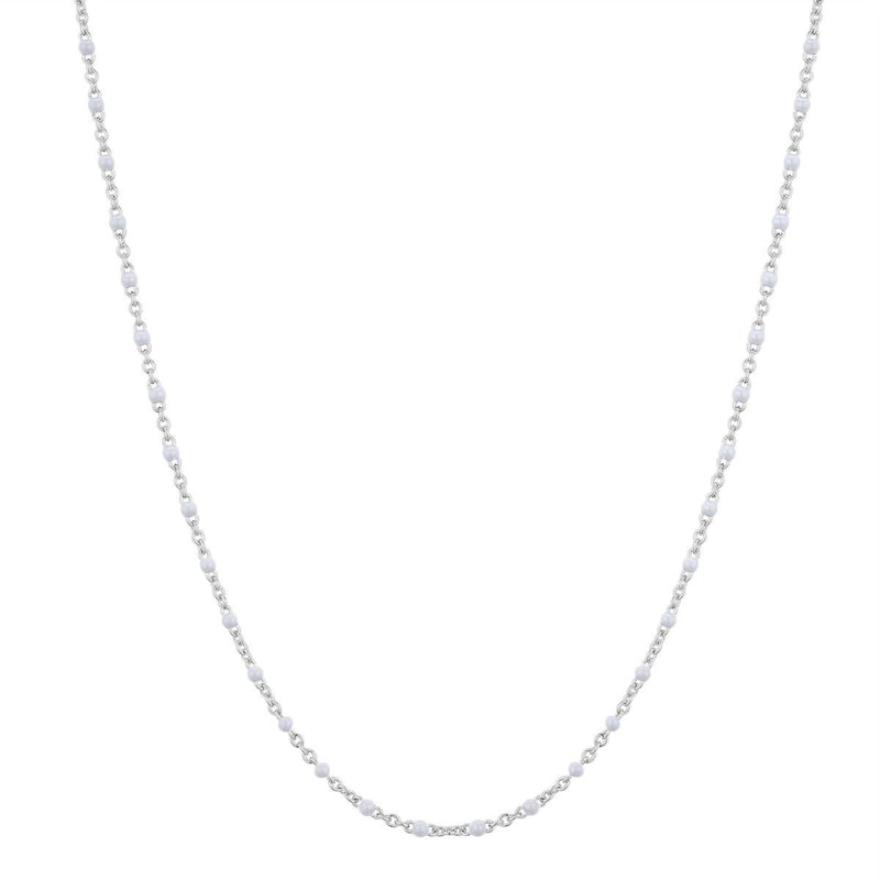 Collier I.Ma.Gi.N Jewels Co enamel white Argent - PRECIOVS
