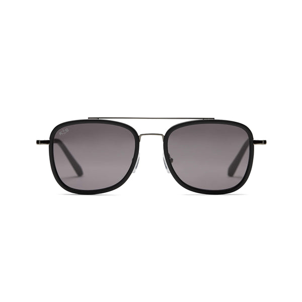 Lunettes de soleil Kapten & Son Miami Matt Black Silver Black - PRECIOVS