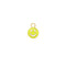 Grigri de boucles d'oreilles MYA BAY Yellow Smile EBO-25.G - PRECIOVS
