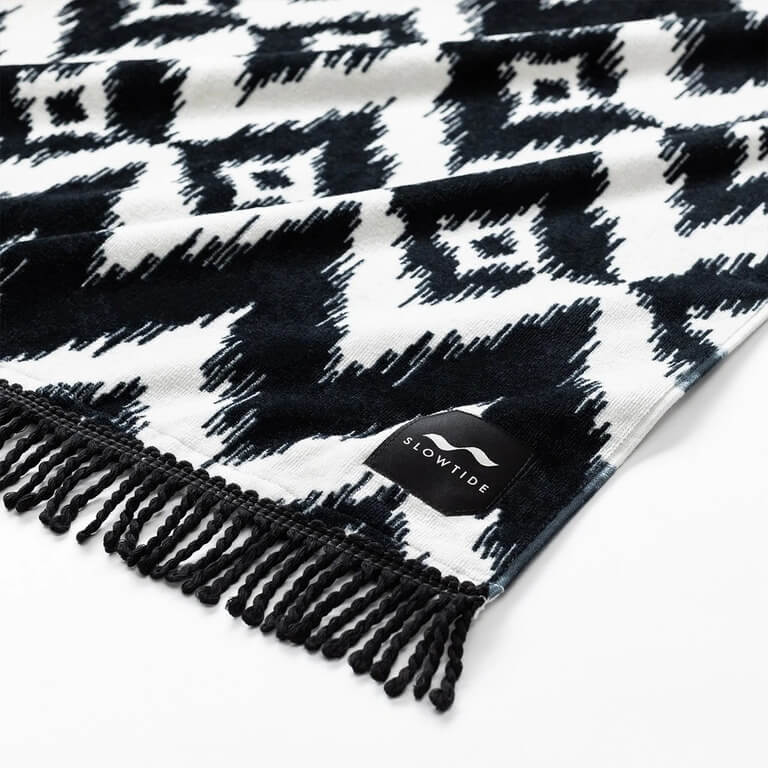 Serviette de plage Slowtide Escher en coton durable - PRECIOVS