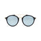 Lunettes de soleil Kapten & Son Fitzroy Matt Black Blue Mirrored KS04-BKM-BMG - PRECIOVS