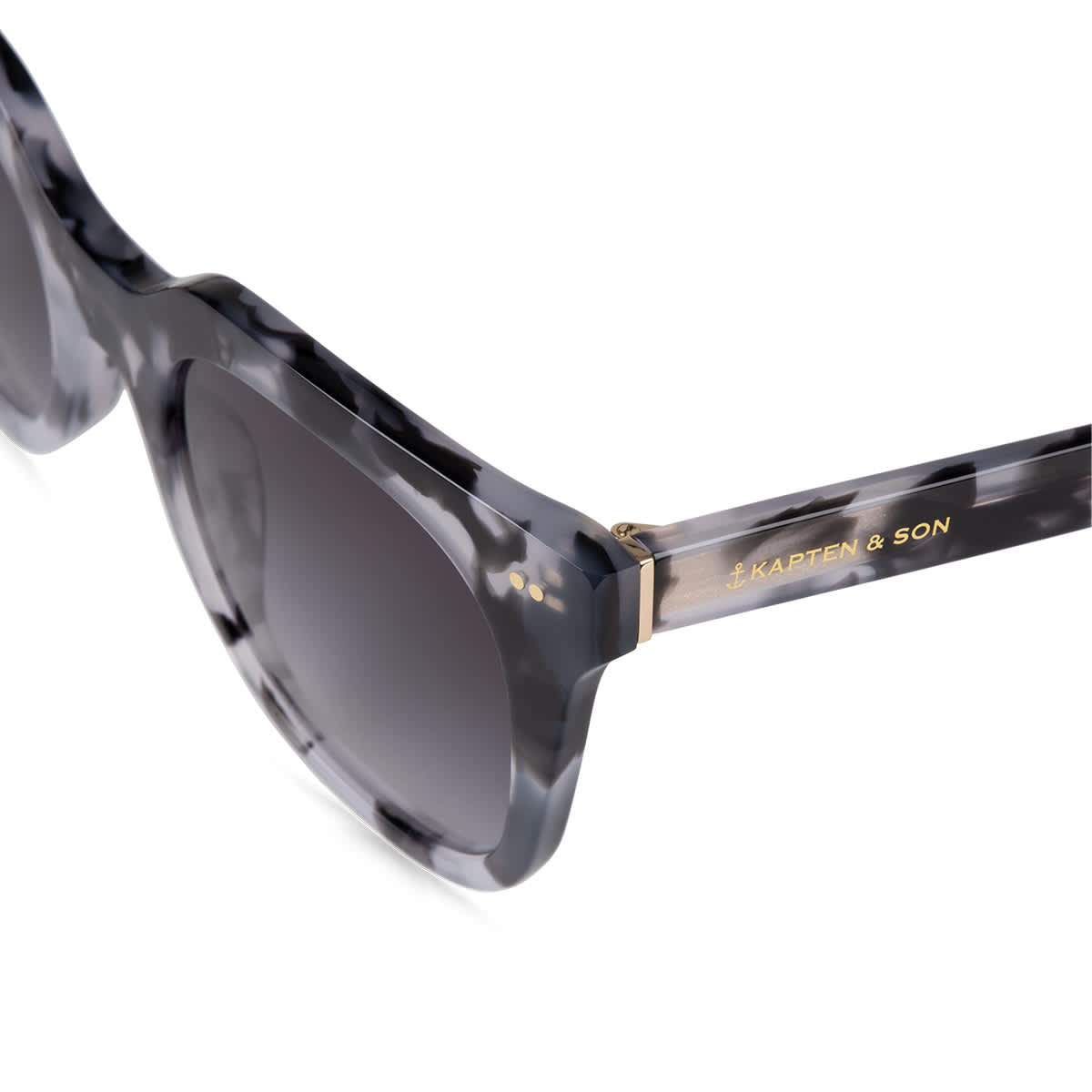 Lunettes de Soleil Kapten & Son Florence Grey Tortoise Black - PRECIOVS