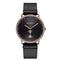 Montre Paul Hewitt Breakwater Line Black Sunray IP Bronze Bracelet Cuir Pure Black - PRECIOVS