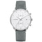 Montre Paul Hewitt Chrono Line White Sand Acier Inoxydable Canvas Gris - PRECIOVS