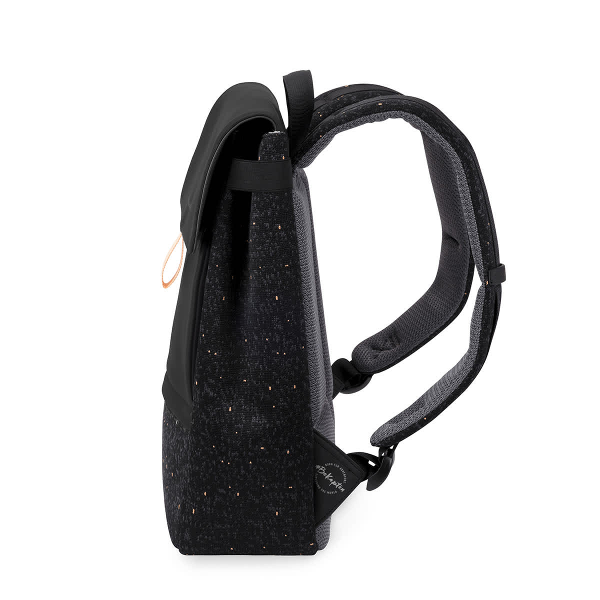 Sac à dos Kapten & Son Fyn Black Tangerine SustainKnit - PRECIOVS