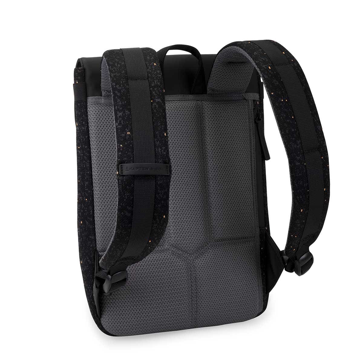 Sac à dos Kapten & Son Fyn Black Tangerine SustainKnit - PRECIOVS