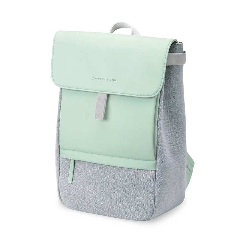 Sac à dos Kapten & Son Fyn Mint Grey SustainKnit - PRECIOVS