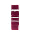Montre GMTRY The Polygon Series White Bordeaux (+2ème bracelet au choix) - PRECIOVS