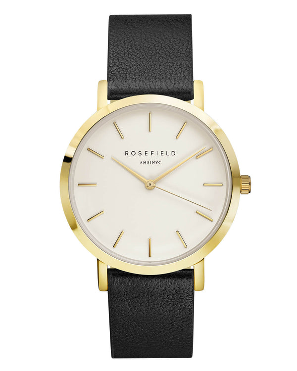 Montre Rosefield The GRAMERCY White Black Gold GWBLG-G32 - PRECIOVS