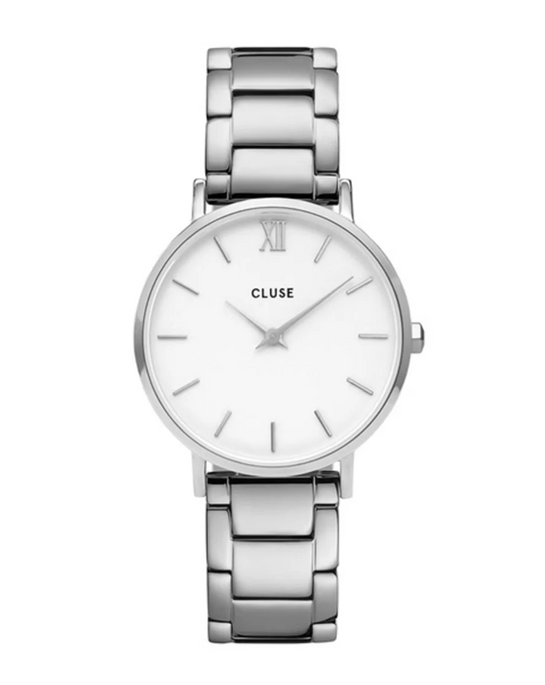 Montre CLUSE Minuit 3-Link Silver Steel CW0101203026 - PRECIOVS