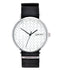 Montre GMTRY The Polygon Series White Noir (+2ème bracelet au choix) - PRECIOVS
