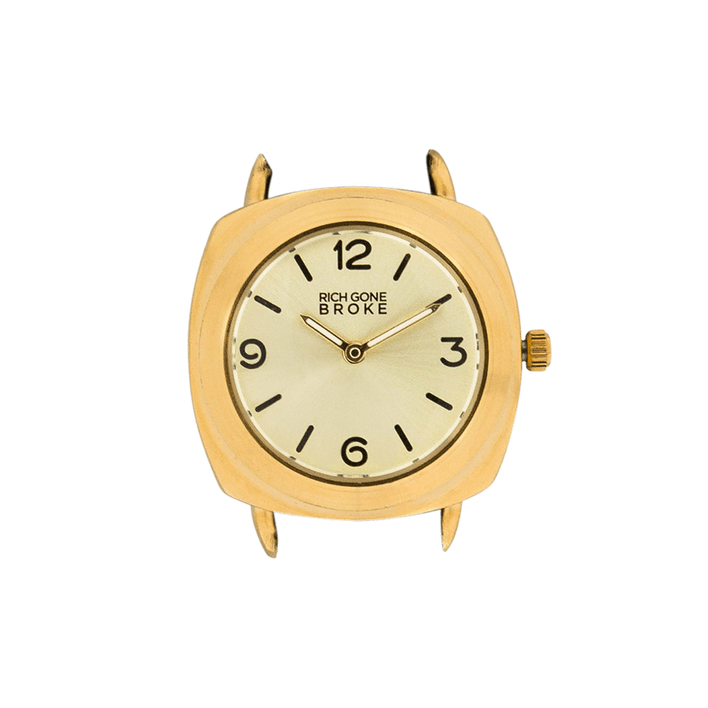 Boîtier de montre RICH GONE BROKE Gold Claude - PRECIOVS