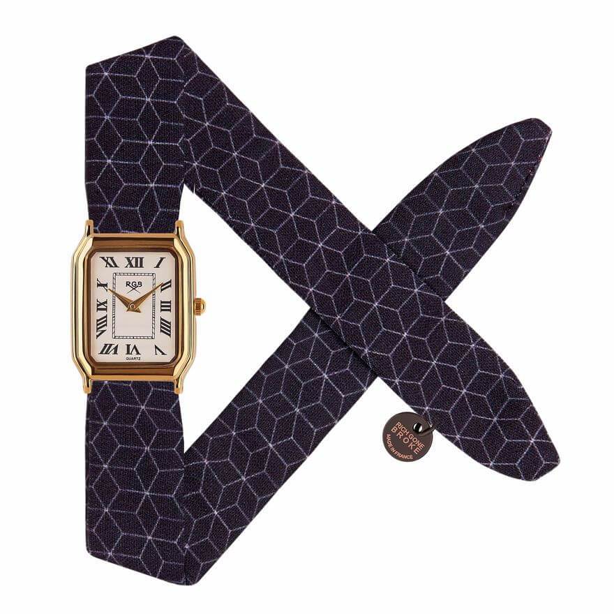 Montre RICH GONE BROKE Gold District Dark Graphic - PRECIOVS