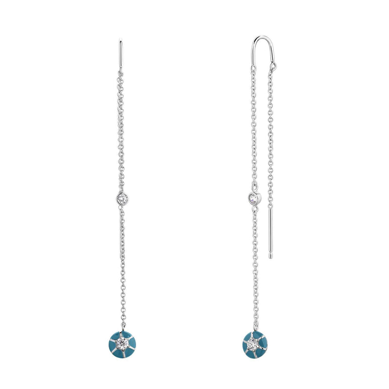 Boucles d'oreilles I.Ma.Gi.N Jewels Bo joyful blue silver - PRECIOVS