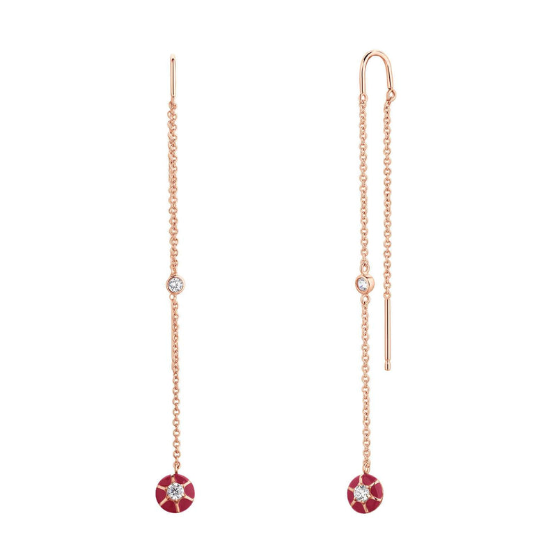 Boucles d'oreilles I.Ma.Gi.N Jewels Bo joyful bordeaux pink - PRECIOVS