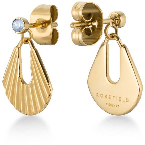 Boucles d'oreilles Rosefield The Raye Clou Sunray avec cristal Swarovski J256 - PRECIOVS