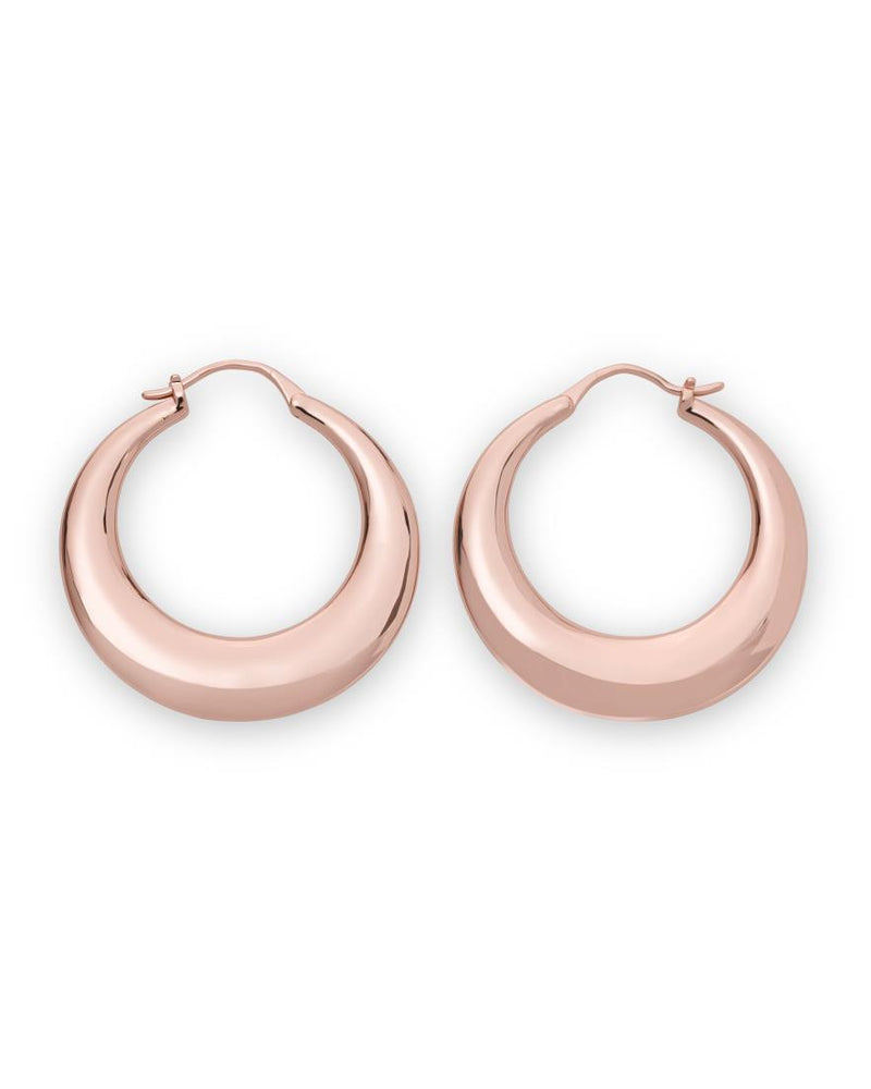 Boucles d'oreilles Rosefield Iggy Anneaux Massifs Rosegold JBHR-J088 - PRECIOVS