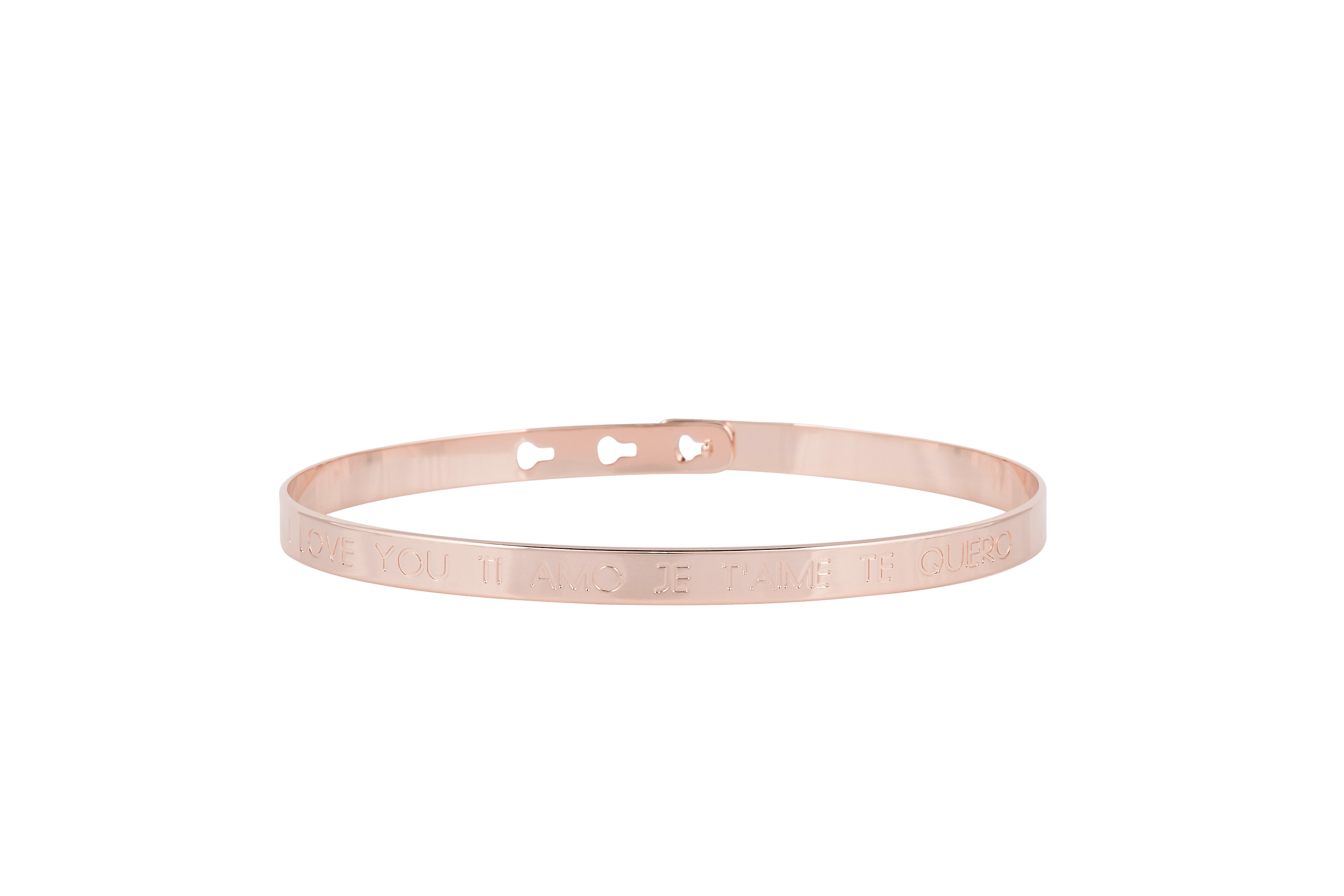 Bracelet MYA BAY "JE T'AIME I LOVE YOU TI AMO TE QUIERO" JC-03.P - PRECIOVS