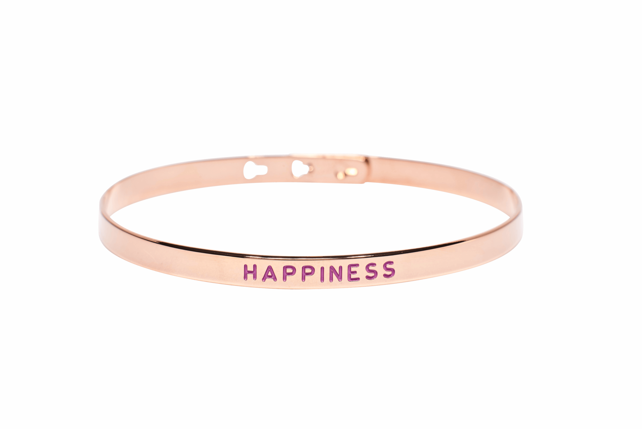 Bracelet Jonc MYA BAY Painting "Happiness" mauve JC-26 P - PRECIOVS
