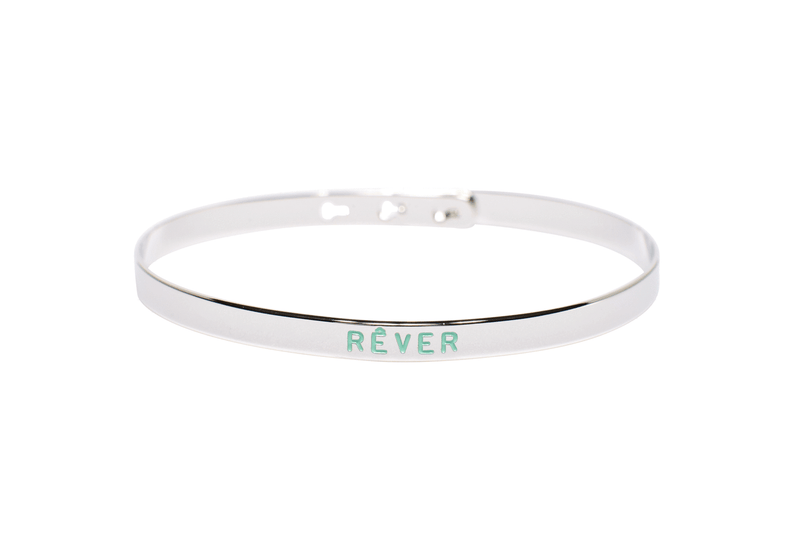 Bracelet Jonc MYA BAY Painting "Rêver" mint JC-27 S - PRECIOVS