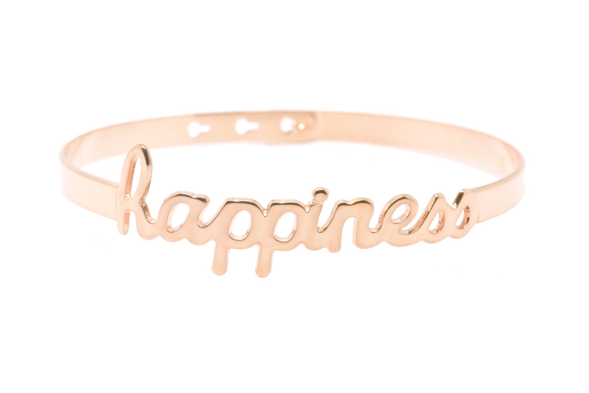 Bracelet Jonc MYA BAY My Words "Happiness" script JC-43 P - PRECIOVS