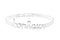 Bracelet MYA BAY "Bonheur" script JC-46.S - PRECIOVS