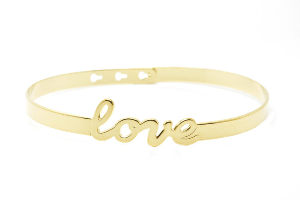 Bracelet Jonc MYA BAY My Words "LOVE" script JC-47.G - PRECIOVS