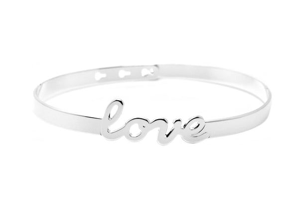 Bracelet Jonc MYA BAY My Words "LOVE" script JC-47.S - PRECIOVS