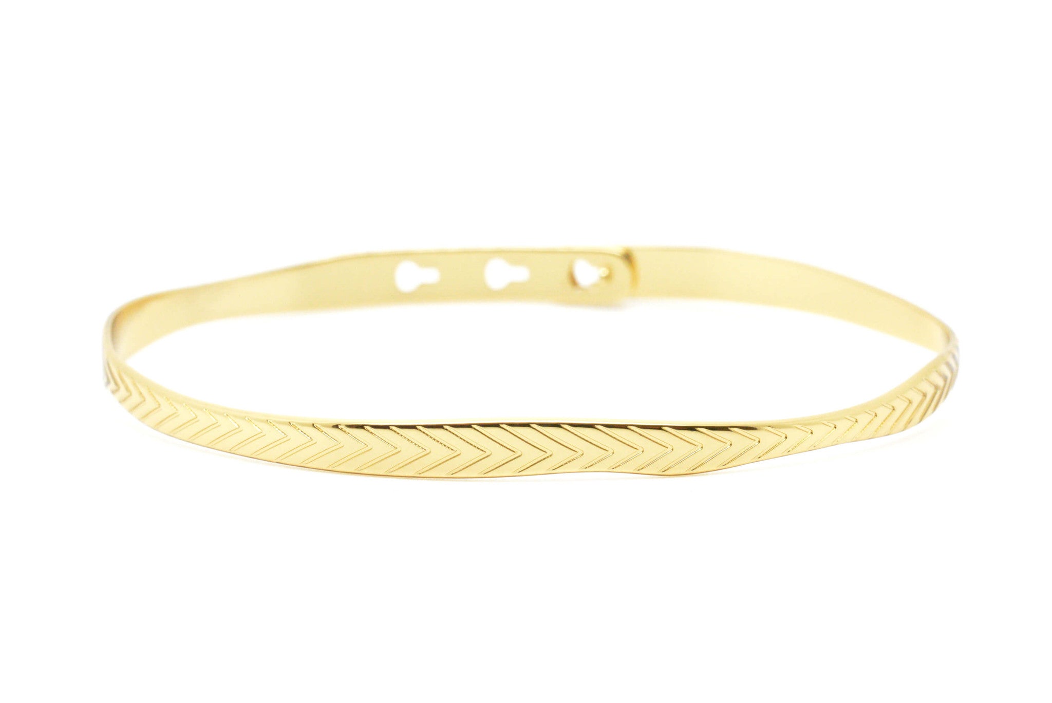 Bracelet Jonc MYA BAY Wild Textures Texture Feuille JC-55 G - PRECIOVS