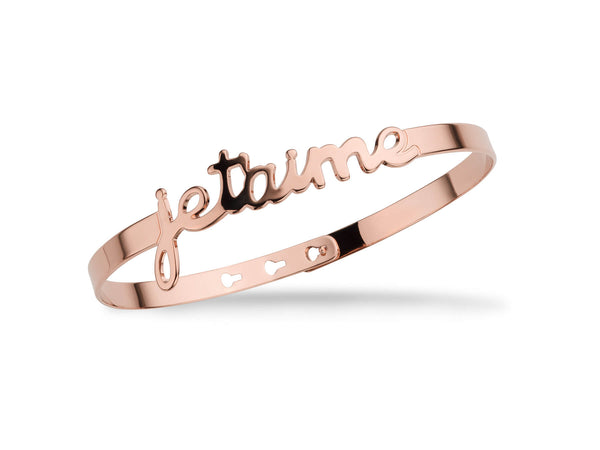 Bracelet Jonc MYA BAY My Words "Je t'aime" script JC-59.P - PRECIOVS