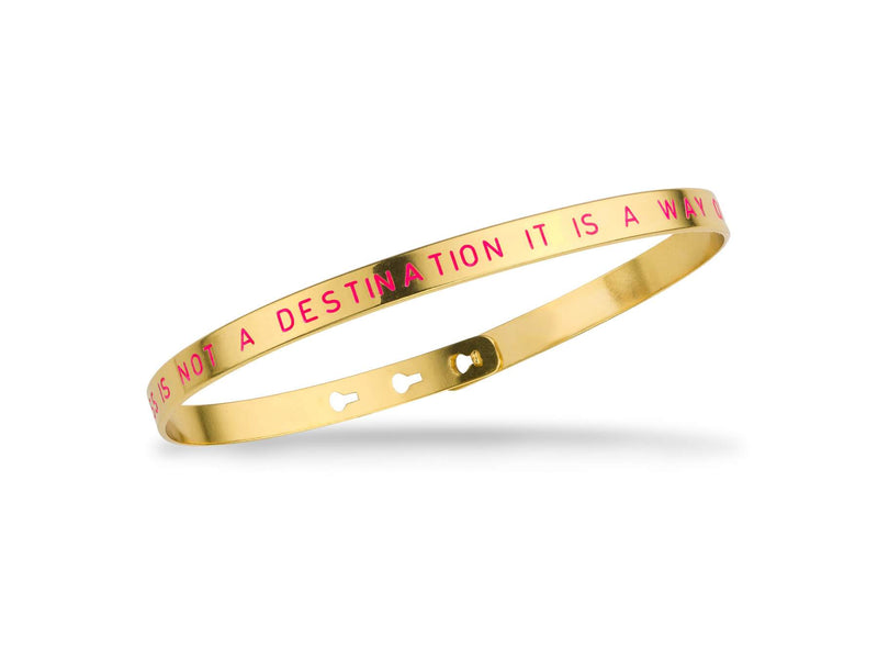 Bracelet MYA BAY "HAPPINESS..." - ROSE FLUO JC-75 - PRECIOVS