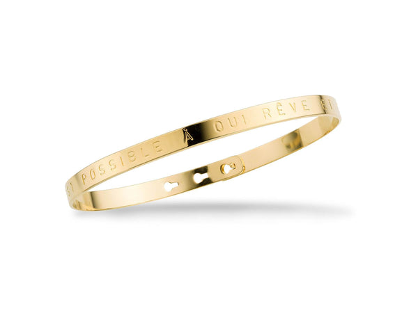 Bracelet MYA BAY "TOUT EST POSSIBLE A QUI REVE ET OSE…" JC-82.G - PRECIOVS
