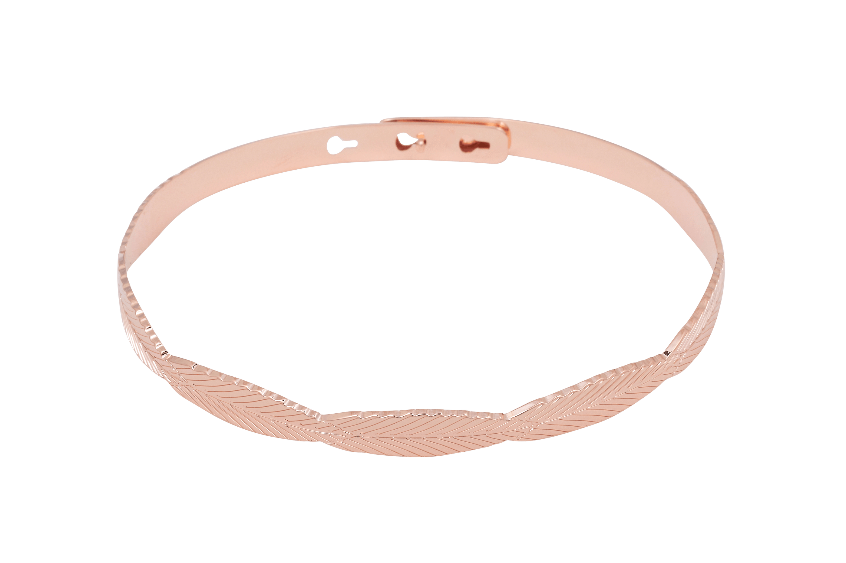 Bracelet MYA BAY Jonc multi-feuilles JC-FE-01.P - PRECIOVS