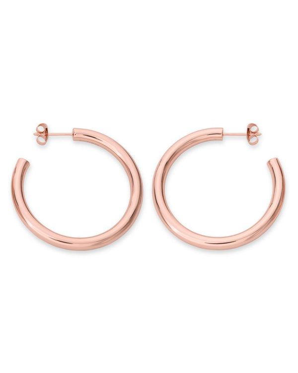 Boucles d'oreilles Rosefield Iggy Anneaux Classiques Larges Rosegold JCHBR-J082 - PRECIOVS