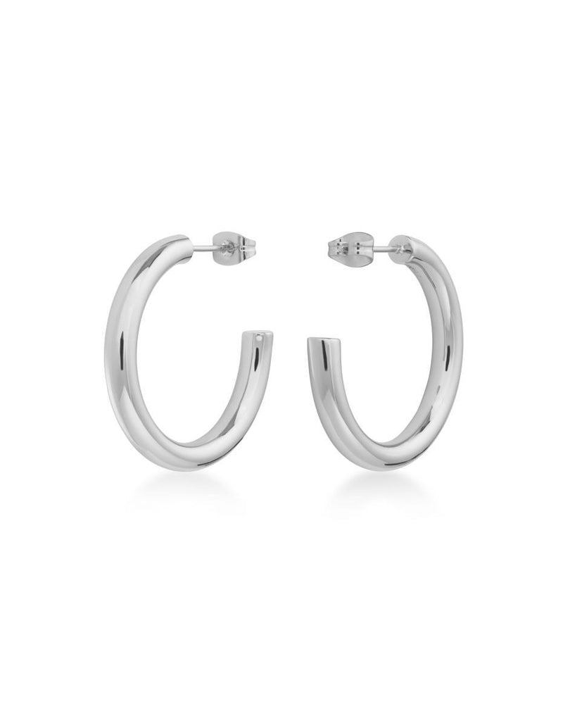 Boucles d'oreilles Rosefield Iggy Anneaux Classiques Petits Silver JCHSS-J086 - PRECIOVS