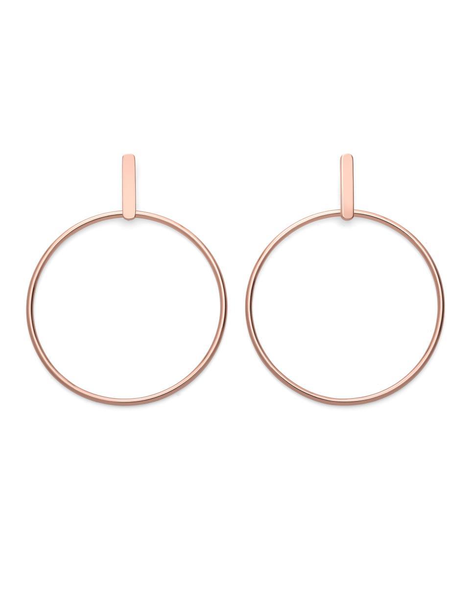 Boucles d'oreilles Rosefield Iggy Anneaux Barre Rosegold JHBER-J072 - PRECIOVS