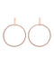 Boucles d'oreilles Rosefield Iggy Anneaux Barre Rosegold JHBER-J072 - PRECIOVS