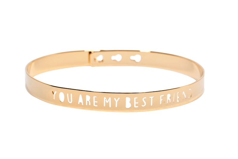 Bracelet Jonc MYA BAY My Words You are my best friend JL-15 G - PRECIOVS