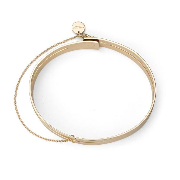 Bracelet Rosefield Iggy Manchon Avec Barre Double Gold JPABG-J044 - PRECIOVS