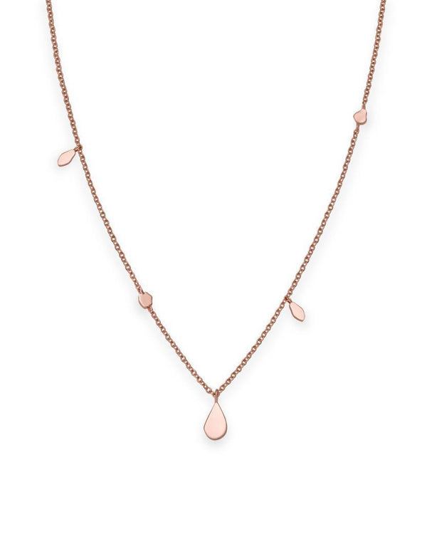 Collier Rosefield Iggy Gouttes Rosegold JSDNR-J055 - PRECIOVS