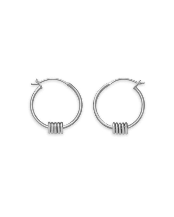 Boucles d'oreilles Rosefield Iggy Anneaux Multiples Petits Silver JMHSS-J067 - PRECIOVS