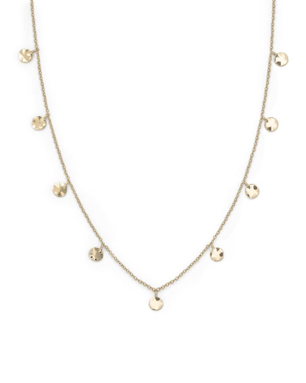 Collier Rosefield Iggy Médailles à relief double tour Gold JTCWG-J096 - PRECIOVS