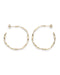 Boucles d'oreilles Rosefield Iggy Anneaux Torsadés Gold JTWHG-J093 - PRECIOVS