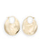 Boucles d'oreilles Rosefield Iggy Anneaux à relief Gold JTXHG-J090 - PRECIOVS