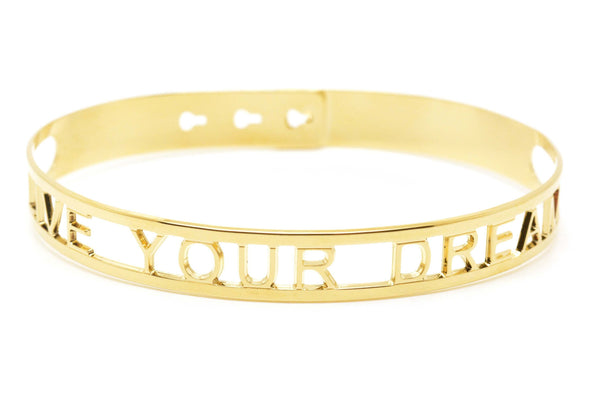 Bracelet Jonc MYA BAY Context "LIVE YOUR DREAM" context JX-02.G - PRECIOVS