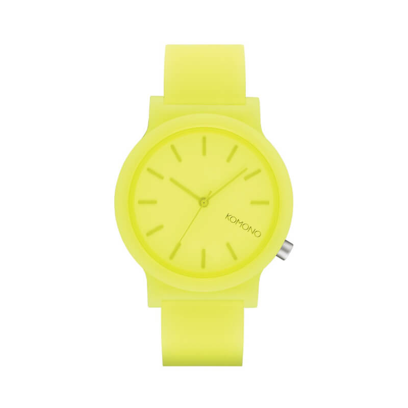 Montre KOMONO The Mono Neon Yellow Glow - PRECIOVS