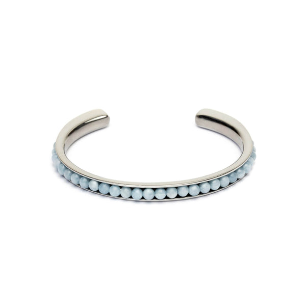 Bracelet Didyma par Gemini Larissa Blue en pierres naturelles aigue-marine - PRECIOVS